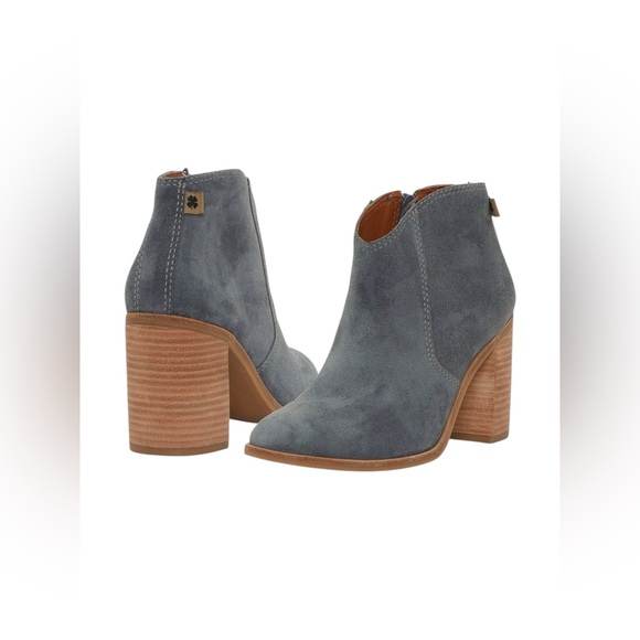 🆕 LUCKY BRAND | PELLYON HEELED BOOTIE | OPEN GREY | SIZE: 8 - Picture 7 of 11